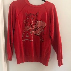 Vintage Arkansas Razorback sweatshirt